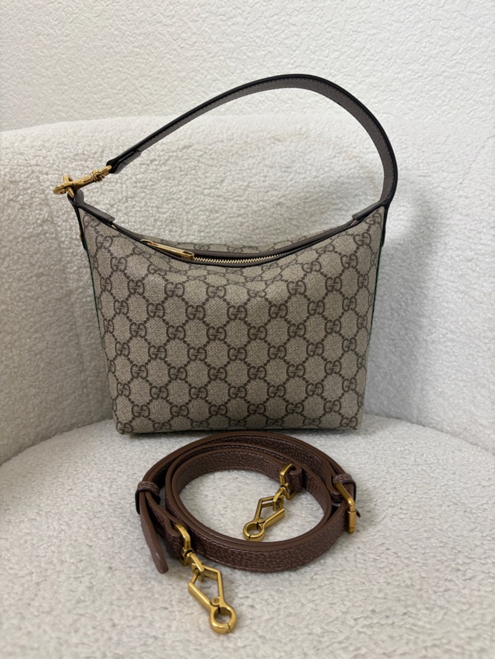 Sale ends 5/2 Gucci Ophidia GG Super Mini canvas shoulder bag - Picture 10 of 10